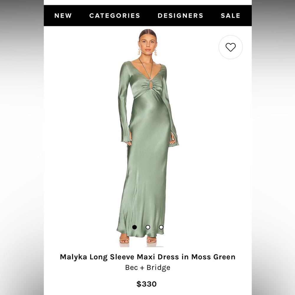 Bec & Bridge Malyka Long Sleeve Dress
